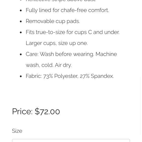 Zyia Black reflective mirage LNT racerback bra - Picture 4 of 5